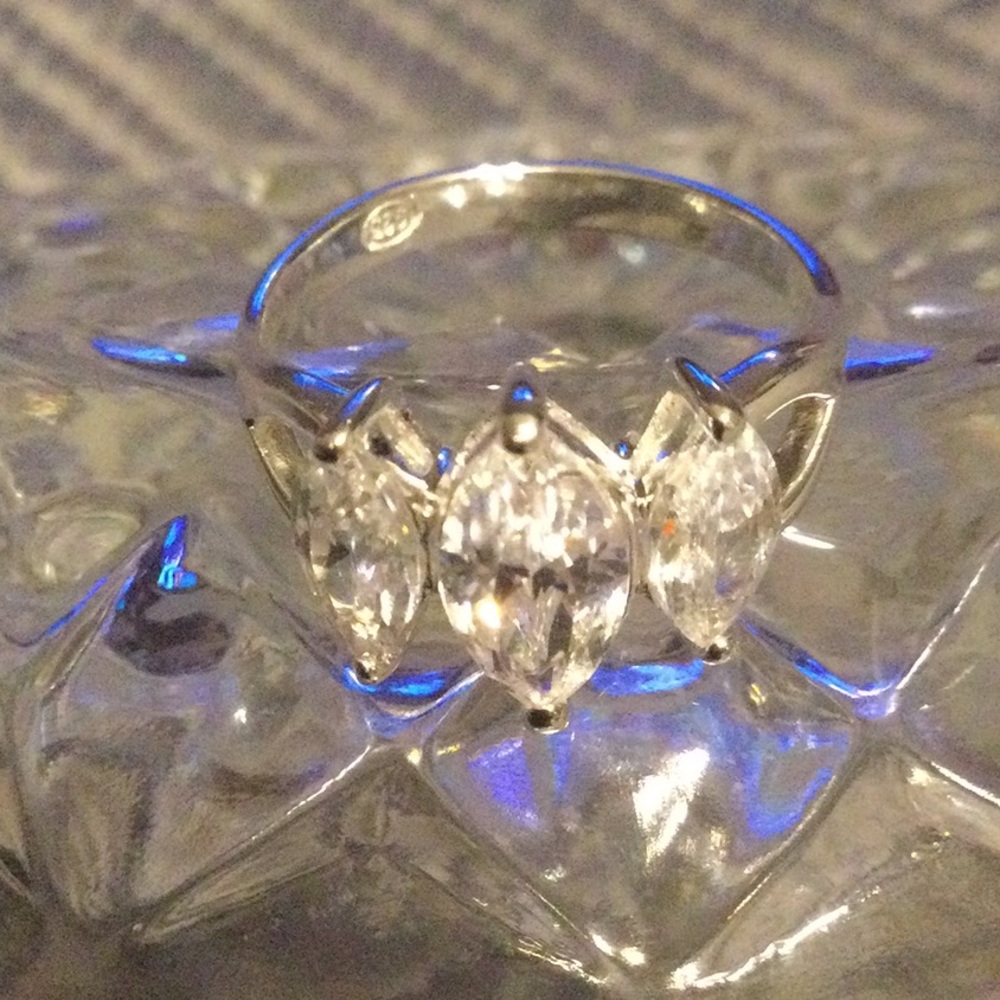 Sterling silver ring 925 - Picture 1 of 5